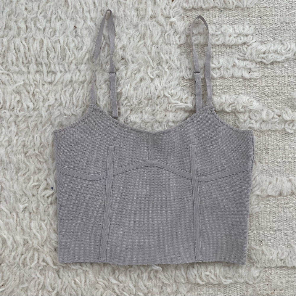 Zara Gray Bodycon Tank